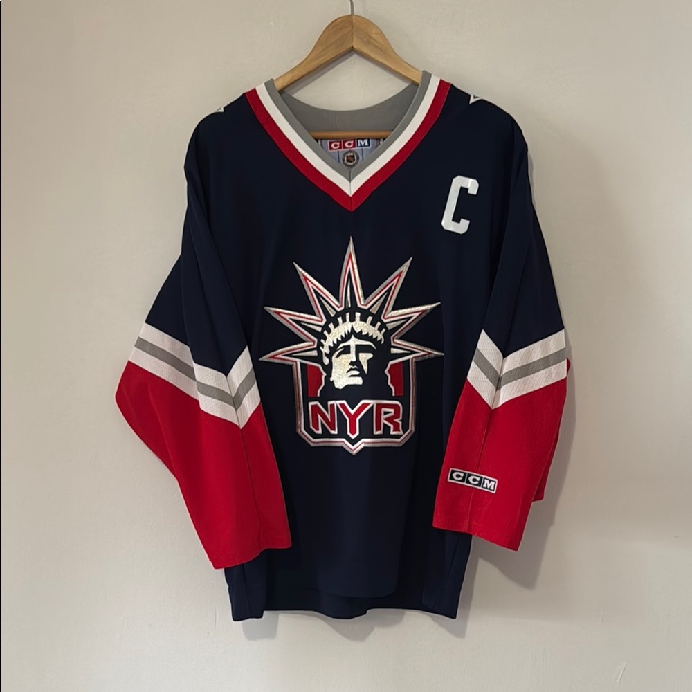 Vintage New York Rangers Liberty Jersey / CCM / Medium / 90s